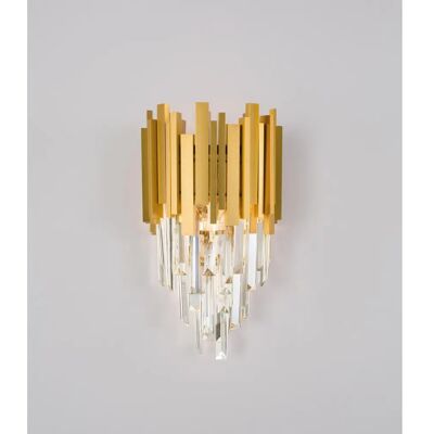 NOVA LUCE Grane 2 Light Gold Wall Lamp - Wall Light NOVA LUCE Grane 2 Light Gold Wall Lamp - Wall Light