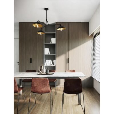 NOVA LUCE MIRBA Deckenleuchte - Dänisches 3-Arm Pendel NOVA LUCE MIRBA Deckenleuchte - Dänisches 3-Arm Pendel