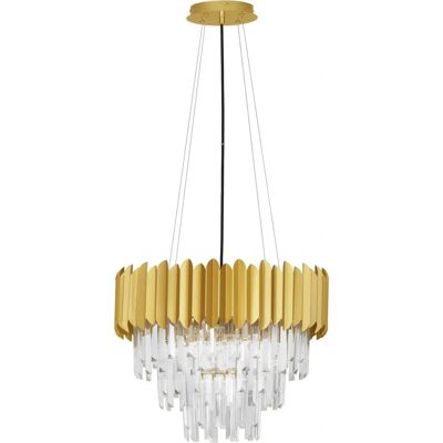 Nova Luce Magnolia Gold Pendant Light - 6 Bulb, 120cm Nova Luce Magnolia Gold Pendant Light - 6 Bulb, 120cm