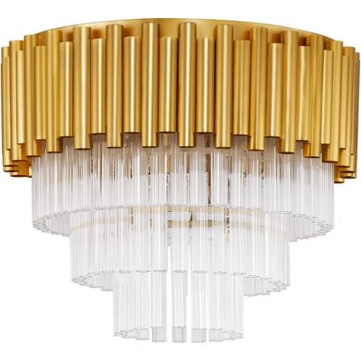 Nova Luce Modell MAGNOLIA - Goldene Deckenleuchte 32,5x40cm - E14 Nova Luce Modell MAGNOLIA - Goldene Deckenleuchte 32,5x40cm - E14