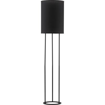 Nova Luce Stehlampe Leith - Schwarzer Stoffschirm, Schwarzes Aluminium - Stehlampe Nova Luce Stehlampe Leith - Schwarzer Stoffschirm, Schwarzes Aluminium - Stehlampe