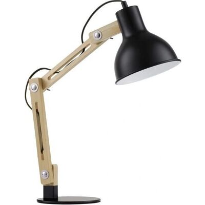 Nova Luce GROU Schreibtischlampe - E27, Matt Schwarz, 15x41,3x45,5cm Nova Luce GROU Schreibtischlampe - E27, Matt Schwarz, 15x41,3x45,5cm