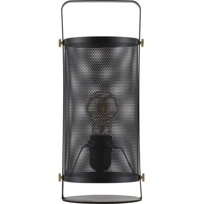 Nova Luce IAN Loft-Stil Tischlampe - E27, 12W, Schwarz Nova Luce IAN Loft-Stil Tischlampe - E27, 12W, Schwarz