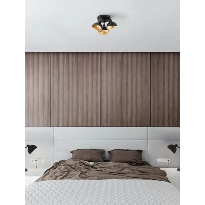 Nova Luce Geti Ceiling Light - Adjustable E14 Black Modern Lamp Nova Luce Geti Ceiling Light - Adjustable E14 Black Modern Lamp