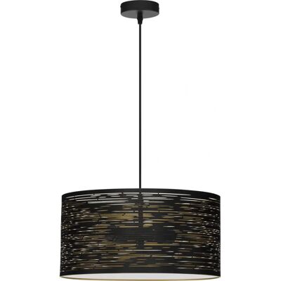 NOVA LUCE ZANE Pendelleuchte - Verstellbar 40cm Schwarz/Gold NOVA LUCE ZANE Pendelleuchte - Verstellbar 40cm Schwarz/Gold