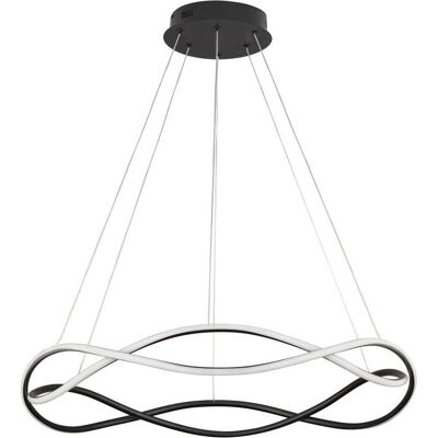 Nova Luce JINAL Pendellampe - Dimmbar, Schwarz, 55W, 80cm Nova Luce JINAL Pendellampe - Dimmbar, Schwarz, 55W, 80cm