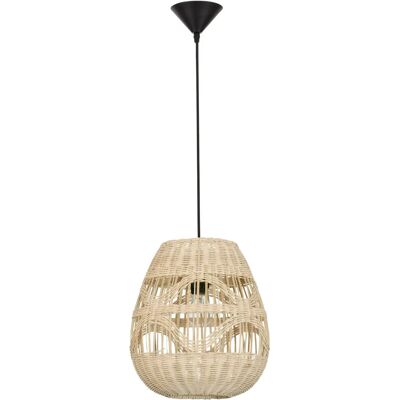 NOVA LUCE Marlo Rattan Pendant Light - Ceiling Fixture NOVA LUCE Marlo Rattan Pendant Light - Ceiling Fixture