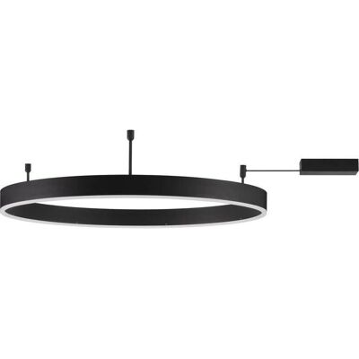 Nova Luce MOTIF Black Ceiling Light - Modern 3000K 48W LED Nova Luce MOTIF Black Ceiling Light - Modern 3000K 48W LED