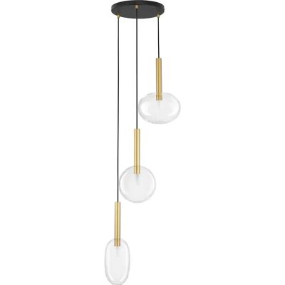 Nova Luce Amelia Pendant Light - Adjustable G9 3x5W - Black Nova Luce Amelia Pendant Light - Adjustable G9 3x5W - Black