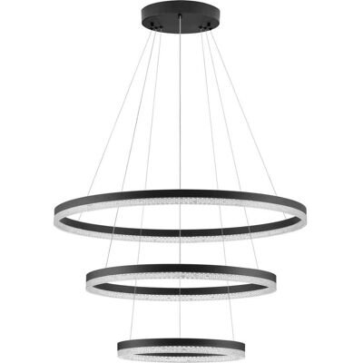 Nova Luce ADRIA LED Pendelleuchte - 97W, Schwarz, Dimmbar Nova Luce ADRIA LED Pendelleuchte - 97W, Schwarz, Dimmbar