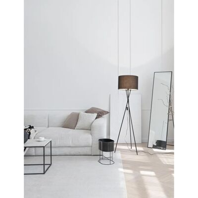 NOVA LUCE Retro Stehlampe - 145cm, E27, Schwarz NOVA LUCE Retro Stehlampe - 145cm, E27, Schwarz