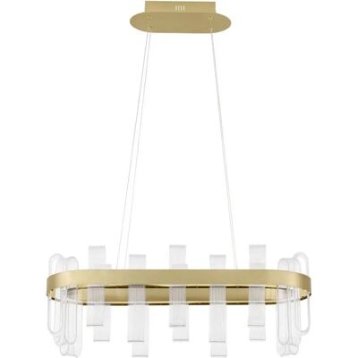 Nova Luce ARGO Pendelleuchte - Modernes Metall & Acryl Nova Luce ARGO Pendelleuchte - Modernes Metall & Acryl