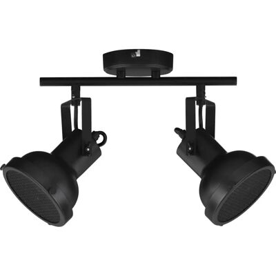 NOVA LUCE RUVI Decken- und Wandleuchte - 2-flammig, Dimmbar, Schwarz NOVA LUCE RUVI Decken- und Wandleuchte - 2-flammig, Dimmbar, Schwarz