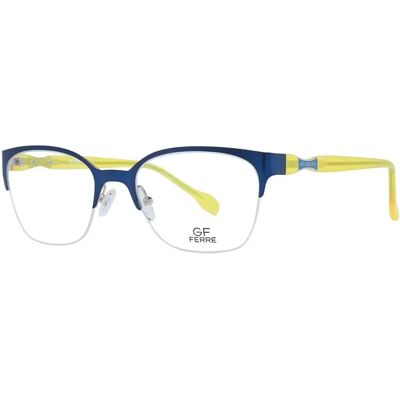 Gianfranco Ferre GFF0091 Blauwe Half-Rim Bril Gianfranco Ferre GFF0091 Blauwe Half-Rim Bril