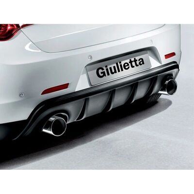 Motordrome Alfa Romeo Giulietta Heckdiffusor - Hochwertiges Schwarz ABS Motordrome Alfa Romeo Giulietta Heckdiffusor - Hochwertiges Schwarz ABS