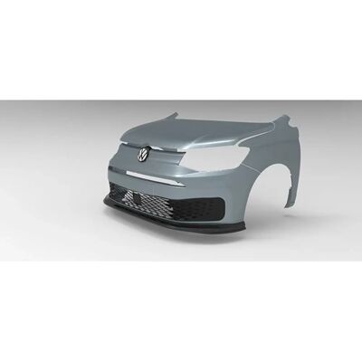 Splitter delantero Volkswagen Caddy Mk5 - Negro Splitter delantero Volkswagen Caddy Mk5 - Negro