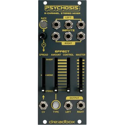 Dreadbox Psychosis - Sintetizzatore Modulare con Mixer & Effetti Dreadbox Psychosis - Sintetizzatore Modulare con Mixer & Effetti