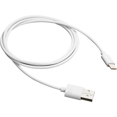 Canyon CNE-USBC1W USB kábel - 1m, USB 2.0, Type C to A, Fehér Canyon CNE-USBC1W USB kábel - 1m, USB 2.0, Type C to A, Fehér