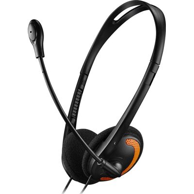 Canyon CNS-CHS01BO Kabelgebundene Gaming-Headset - Schwarz, Orange Canyon CNS-CHS01BO Kabelgebundene Gaming-Headset - Schwarz, Orange