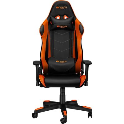 Canyon Deimos Gaming Chair - Schwarz/Orange - Ergonomisch, Verstellbar, Stabil Canyon Deimos Gaming Chair - Schwarz/Orange - Ergonomisch, Verstellbar, Stabil