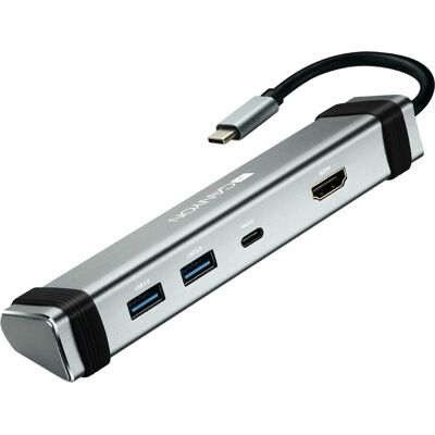 Canyon USB-C Hub mit HDMI 4K - Grau Canyon USB-C Hub mit HDMI 4K - Grau