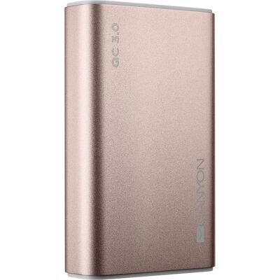 Canyon CND-TPBQC10RG Power Bank - Lithium Polymer 10000mAh Rose Gold Canyon CND-TPBQC10RG Power Bank - Lithium Polymer 10000mAh Rose Gold