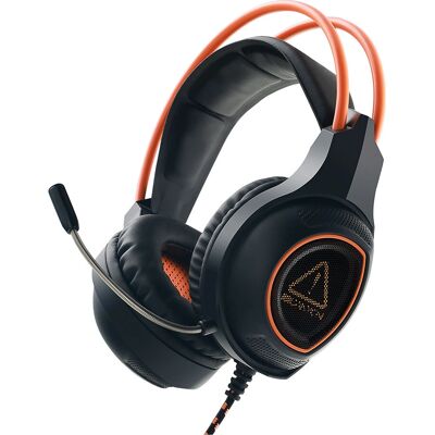 Canyon CND-SGHS7 Auriculares - Sonido Envolvente 7.1 Gaming Negro, Naranja Canyon CND-SGHS7 Auriculares - Sonido Envolvente 7.1 Gaming Negro, Naranja
