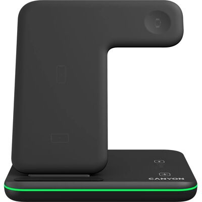 Canyon WS-303 Universal Black USB Indoor - Wireless Charger Canyon WS-303 Universal Black USB Indoor - Wireless Charger