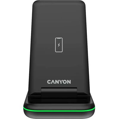 Canyon Negru WS-304 Stație de Încărcare Fără Fir Canyon Negru WS-304 Stație de Încărcare Fără Fir