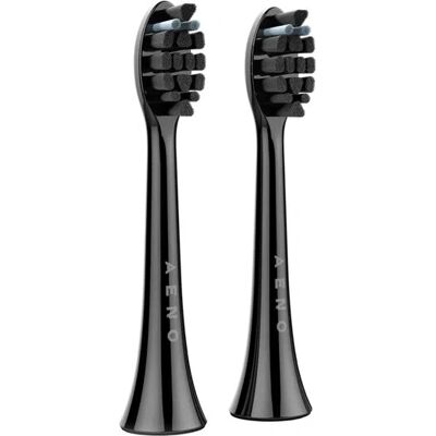 Têtes de remplacement noires AENO pour brosses électriques - 2 pièces - Publicité Têtes de remplacement noires AENO pour brosses électriques - 2 pièces - Publicité