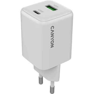 Încărcător USB Canyon CU45AC 45W - Încărcare Rapidă Interioară Încărcător USB Canyon CU45AC 45W - Încărcare Rapidă Interioară