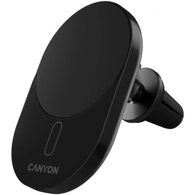 Canyon OneGrip 105 Car Charger - Wireless USB 2.0, 15W, Black Canyon OneGrip 105 Car Charger - Wireless USB 2.0, 15W, Black