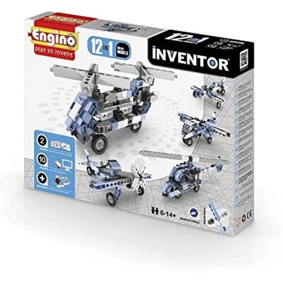 Engino Inventor 12 In 1 Aircrafts Models - Bausteine / Konstruktionsset Engino Inventor 12 In 1 Aircrafts Models - Bausteine / Konstruktionsset