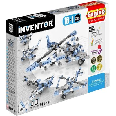 Engino Inventor 16 Modelli Aeroplani - Giocattolo Educativo Engino Inventor 16 Modelli Aeroplani - Giocattolo Educativo