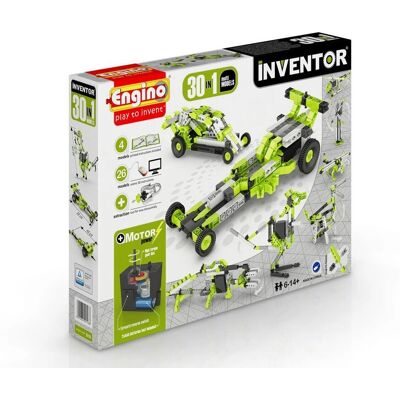 Engino Inventor 30 in 1 Models Bright Green - Building Toy Engino Inventor 30 in 1 Models Bright Green - Building Toy