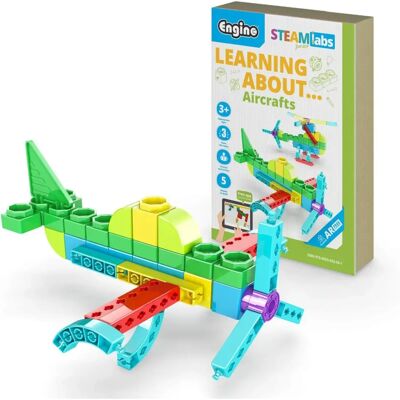 Engino Learning about Aircrafts - Unisex Educational Toy Engino Learning about Aircrafts - Unisex Educational Toy