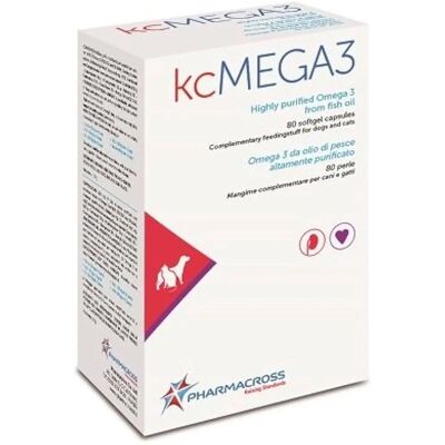 Pharmacross KcMega 3 Integratore Omega 3 per Cani e Gatti Pharmacross KcMega 3 Integratore Omega 3 per Cani e Gatti