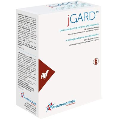 Pharmacross Co Ltd Jgard Integratore per Cani e Gatti - Supporto Articolare - 80 Perle Pharmacross Co Ltd Jgard Integratore per Cani e Gatti - Supporto Articolare - 80 Perle