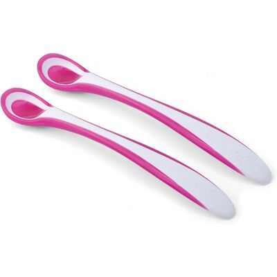 Set di Cucchiai per Bambini Nuvita - Cambiano colore, Senza BPA, 2 pezzi Set di Cucchiai per Bambini Nuvita - Cambiano colore, Senza BPA, 2 pezzi