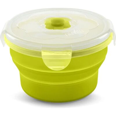 Contenitore alimentare in silicone flessibile Nuvita - 540 Ml Verde Contenitore alimentare in silicone flessibile Nuvita - 540 Ml Verde