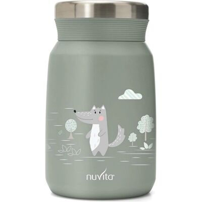 Nuvita 500Ml - Verde Salvia Bottiglia Termica in Acciaio Inox Nuvita 500Ml - Verde Salvia Bottiglia Termica in Acciaio Inox