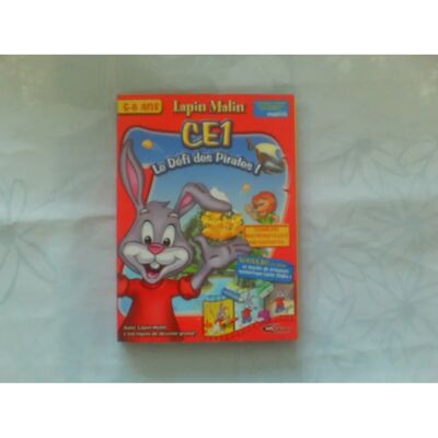 Mindscape Lapin Malin CE1 - Le défi des pirates - 2005/2006 - D'occasion - Logiciel éducatif - Publicité Mindscape Lapin Malin CE1 - Le défi des pirates - 2005/2006 - D'occasion - Logiciel éducatif - Publicité