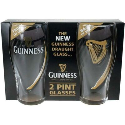 Guinness Unisex Pint Glass Set of 2 - Pint Glass Guinness Unisex Pint Glass Set of 2 - Pint Glass