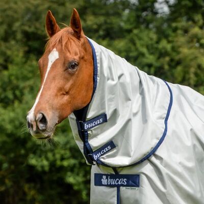 Bucas Marke Power Turnout Combi Neck Halsteil - Wasserdicht, Winddicht, Atmungsaktiv - 145cm Bucas Marke Power Turnout Combi Neck Halsteil - Wasserdicht, Winddicht, Atmungsaktiv - 145cm