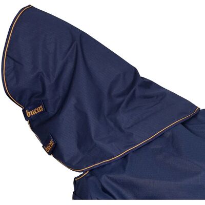 Bucas Irish Turnout Combi Neck 300g - navy/or - Collier détachable - équipement de turnout - Publicité Bucas Irish Turnout Combi Neck 300g - navy/or - Collier détachable - équipement de turnout - Publicité