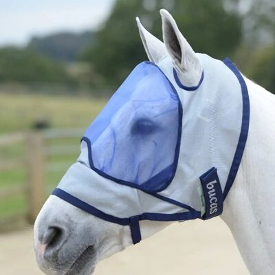 Masque Anti-Insectes Bucas Bleu - Protection Deluxe UV - Publicité Masque Anti-Insectes Bucas Bleu - Protection Deluxe UV - Publicité