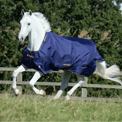 Bucas Outdoordecke 50g Therapy Turnout Light - Navy/Orange - Pferdedecke Bucas Outdoordecke 50g Therapy Turnout Light - Navy/Orange - Pferdedecke
