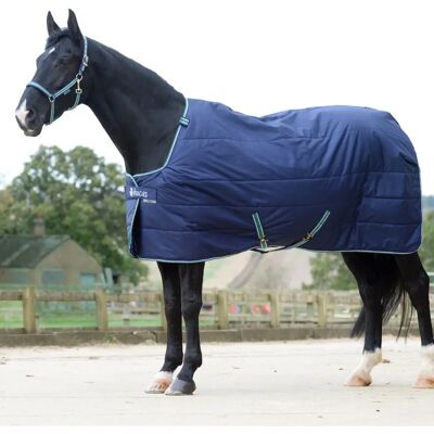Couverture pour chevaux Bucas Navy - Étable ou Sous-couche - Publicité Couverture pour chevaux Bucas Navy - Étable ou Sous-couche - Publicité