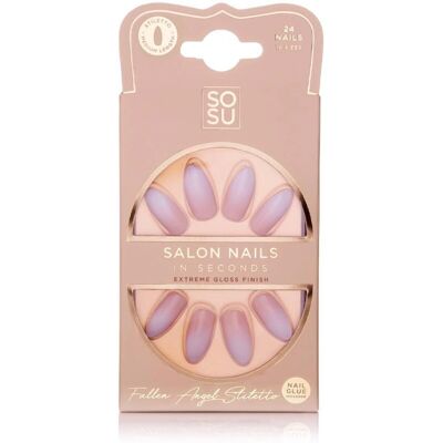 SOSU Cosmetics Unghie Finte Fallen Angel - 24 pezzi SOSU Cosmetics Unghie Finte Fallen Angel - 24 pezzi