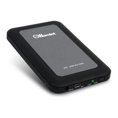 Hamlet USB 3.0 Externes Gehäuse - Schwarz, Grau, SATA 2.5" Hamlet USB 3.0 Externes Gehäuse - Schwarz, Grau, SATA 2.5"